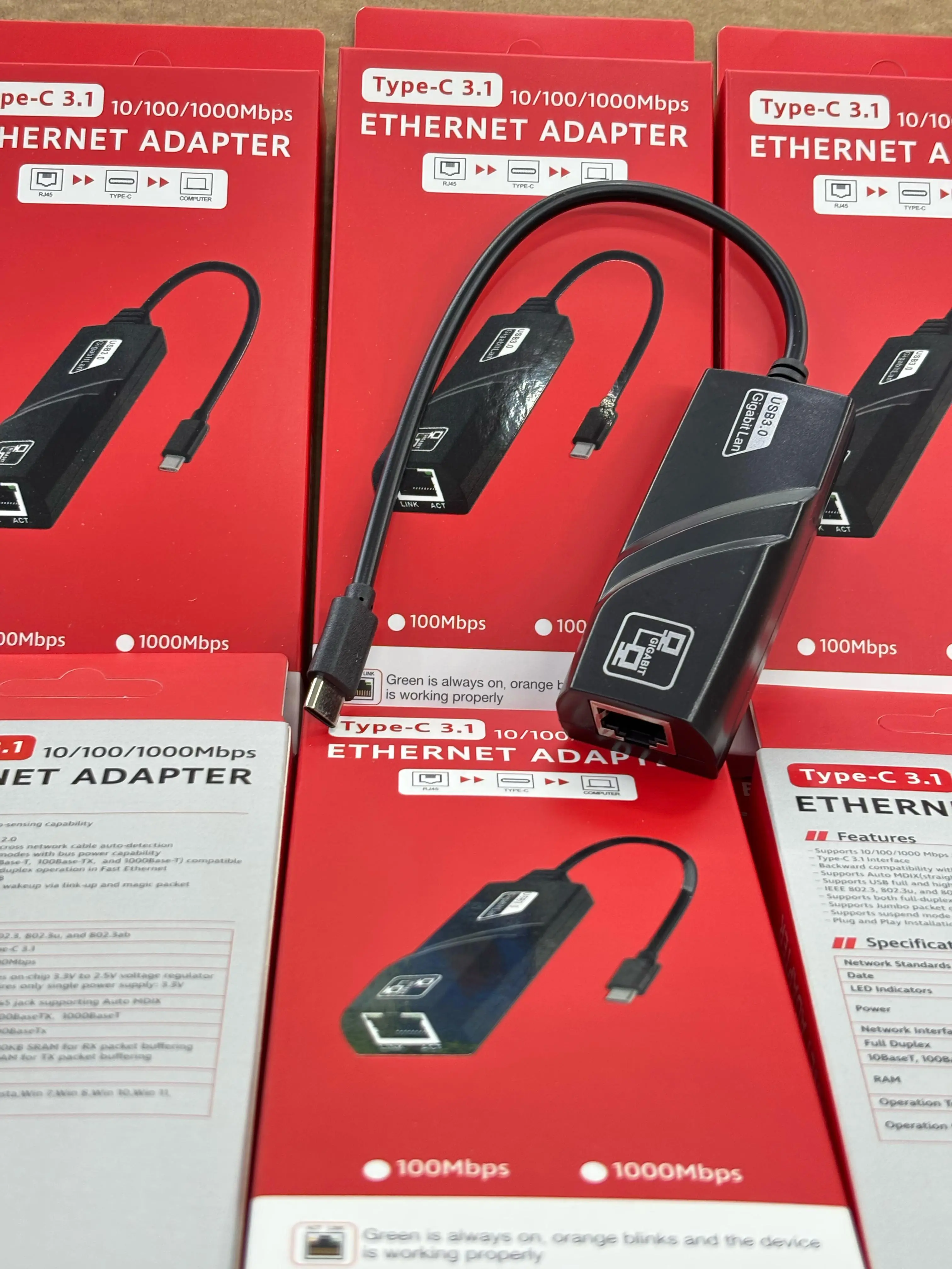 TYPE C TO LAN { 3.0 GIGA }