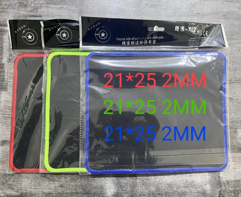 MOUSE PAD COLOUR BORDER ( PLAIN )