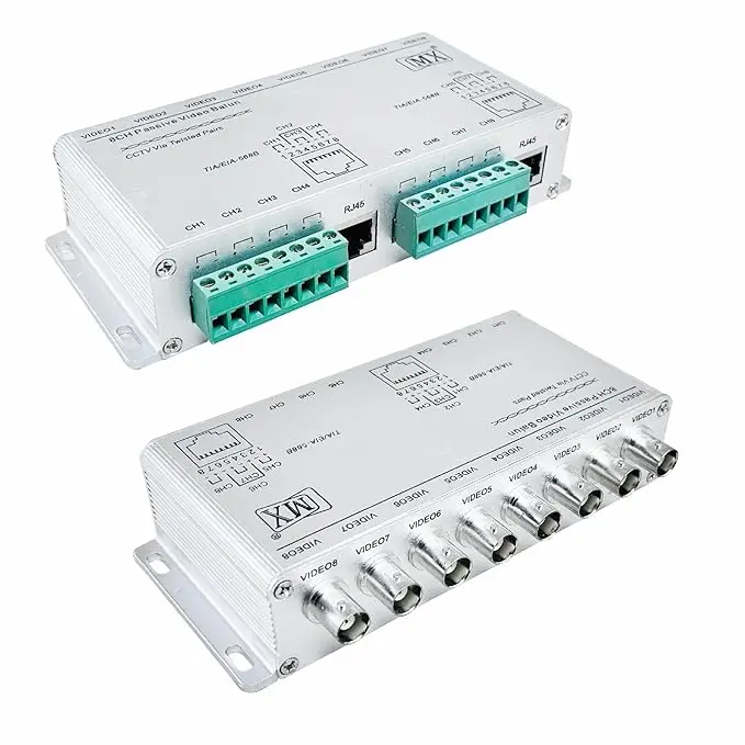 VIDEO BALUN { PASSIVE 8CH PAIR }