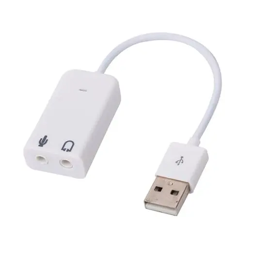 USB TO SOUND APPLE { WHITE }