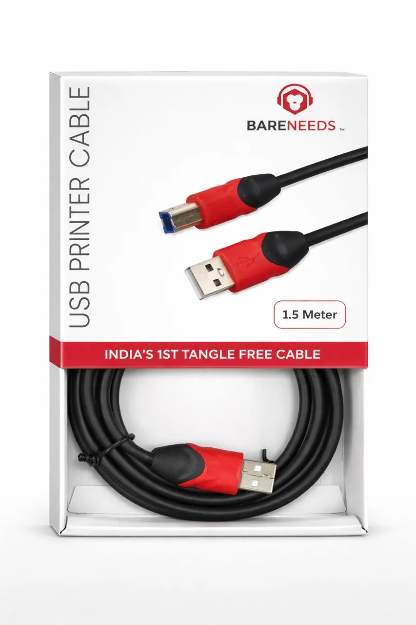 USB PRINTER CABLE 3MTR (BARENEED)