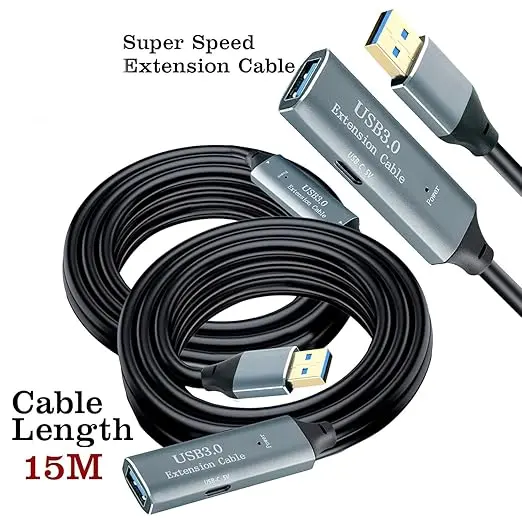 USB EXTENSION CABLE 15MTR { 3.0 GREEN BOX }
