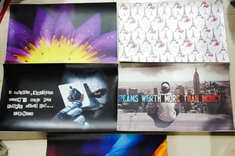 LAPTOP BACK POSTER { "2D" }