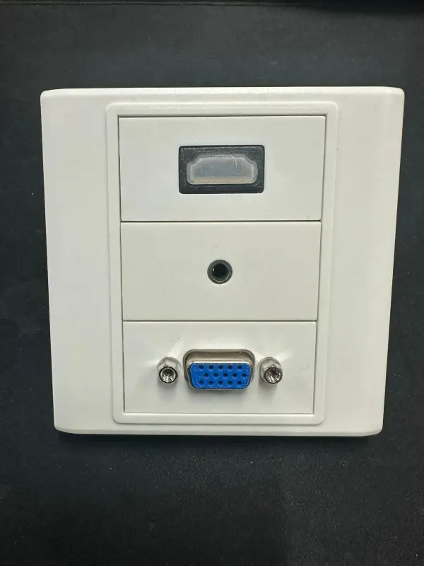 FACE PLATE WITH ( HDMI +VGA+AUX )