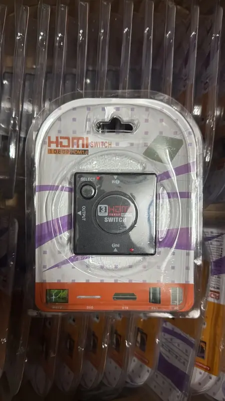 HDMI SWITCH 3 PORT ( BUTTON )
