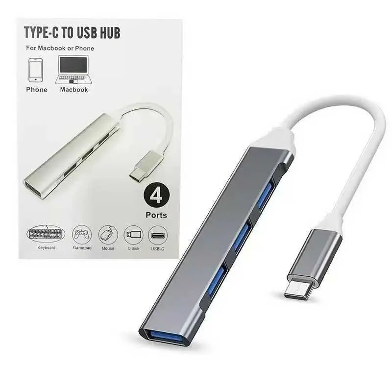 HUB " TYPEC " METAL SLIM ( WHITE BOX )