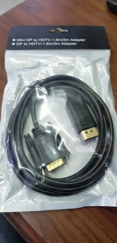 DP TO VGA ( CABLE 1.8 MTR )