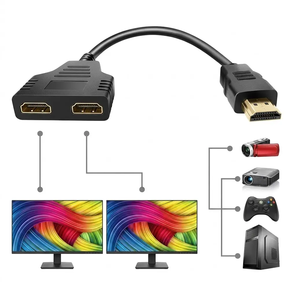 HDMI { Y } CABLE