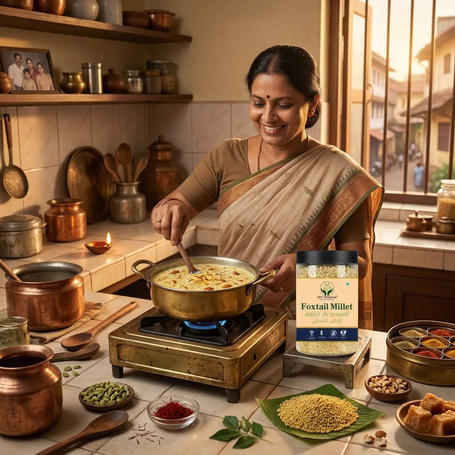 HDC Siridhanya Unpolished and organic gluten free millets combo pack 5 | Kodo, Little, Foxtail, Barnyard and Proso | Sourced From Andhra Pradesh