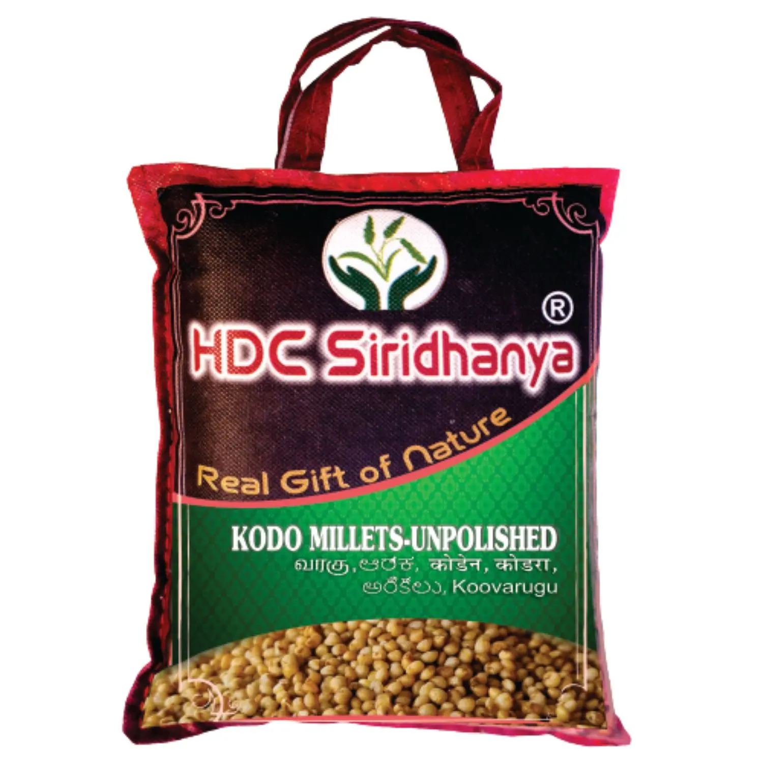 HDC Siridhanya Unpolished Millet Whole Grain, | Rich in Vitamin | Gluten Free | Non-GMO | Plant Based Protein| Vacuum Packed |  Sourced from Karnatka (India)