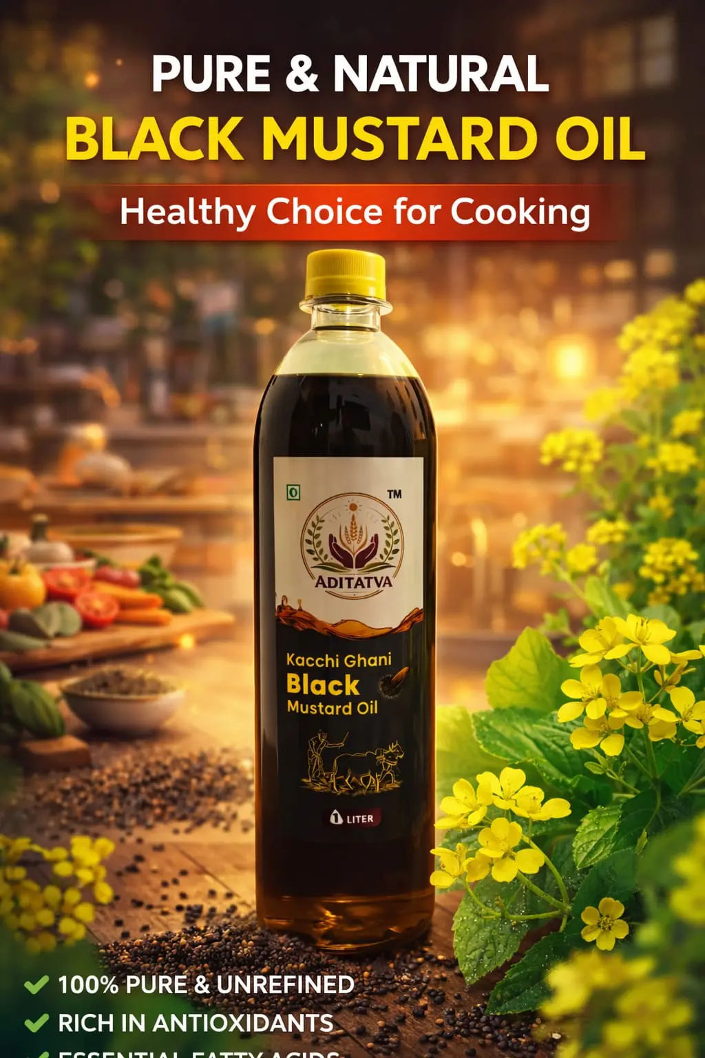 Cold Press Black Mustard oil