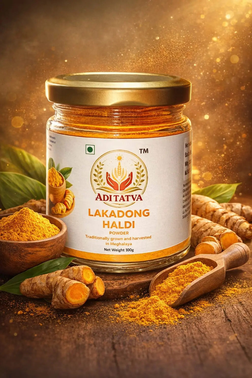 Lakadong Turmeric powder